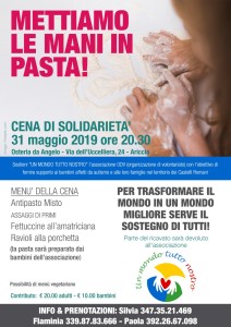 volantino cena 31 maggio 2019