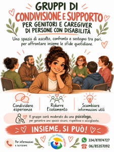 Gruppi di condivisione e supporto genitori